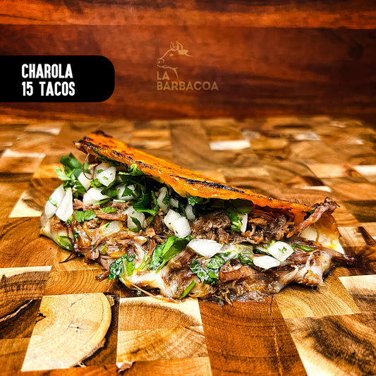 Charola de 15 Tacos